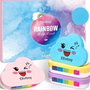 Elfinbay Rainbow Bath Bombs Set